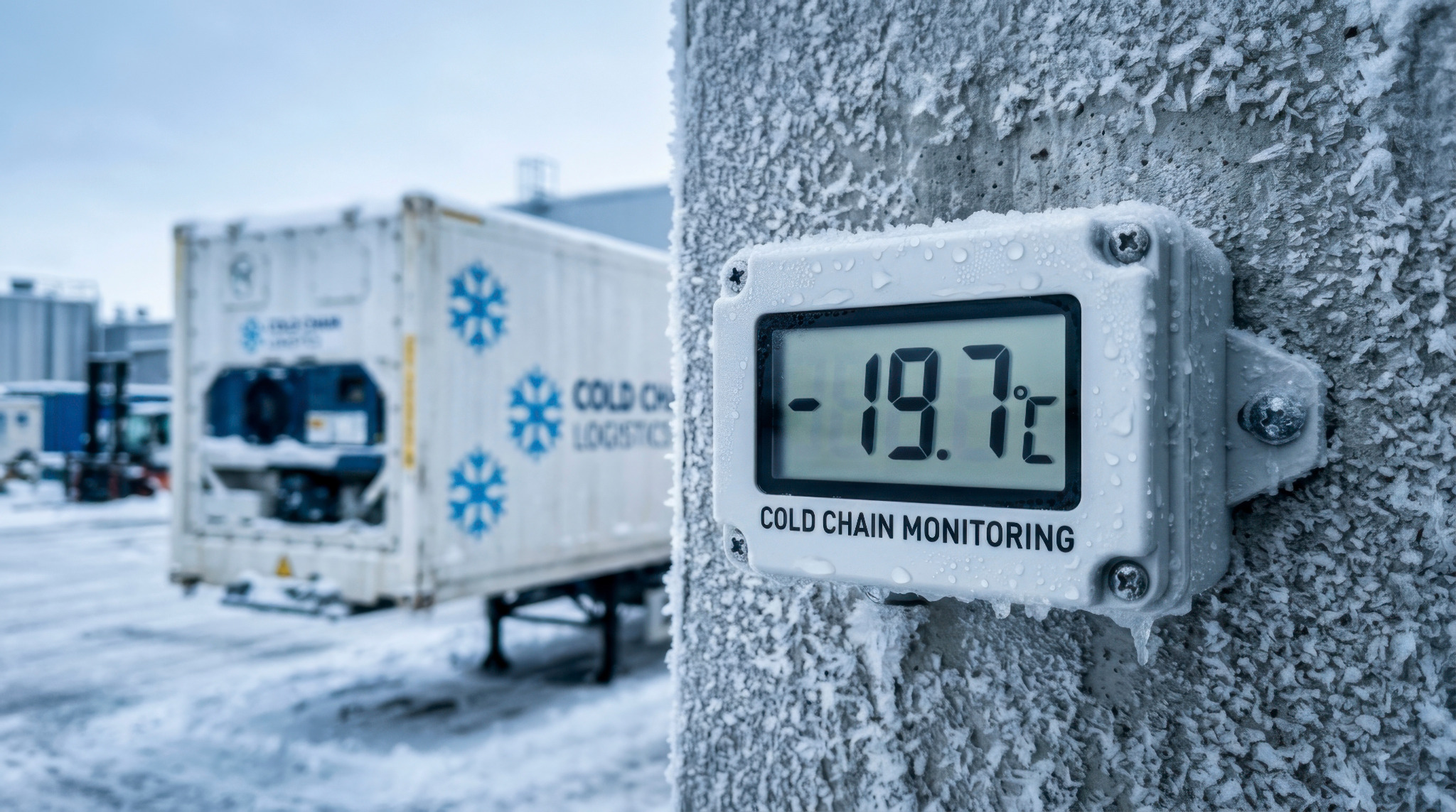 Operación logística de transporte refrigerado